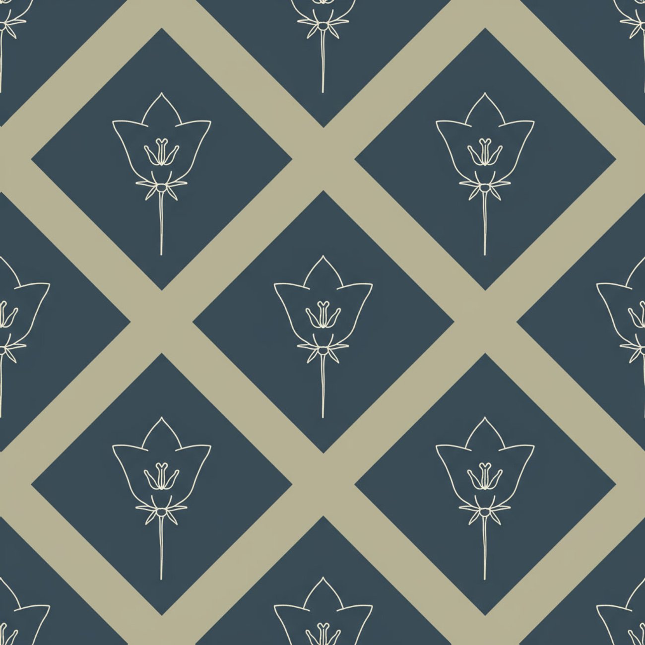 Floral Lattice Detail